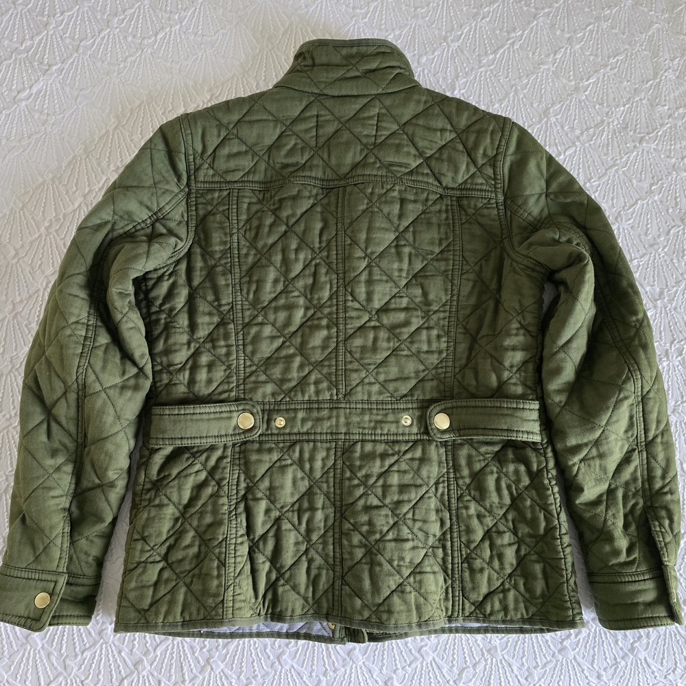 J. Crew Green Downtown Field Jacket Excellent Condition Sz XS - Picture 8 of 8